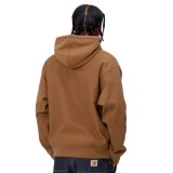 CARHARTT WIP HOODED AMERICAN SCRIPT SWEATSHIRT I028279-HZXX Brown Image 0