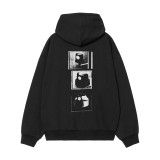 CARHARTT WIP HOODED CAPS SWEAT I036066-89XX Black Image 0