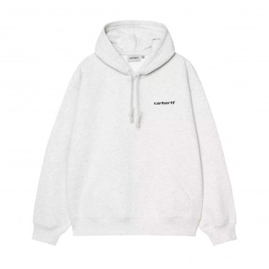 CARHARTT WIP HOODED CAPS SWEAT I036066-482XX Grey