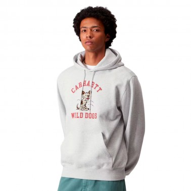 Ανδρικό Φούτερ Γκρι - Carhartt WIP Hooded Wild Dog 