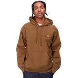 CARHARTT WIP HOODED AMERICAN SCRIPT SWEATSHIRT I028279-HZXX Brown Image 