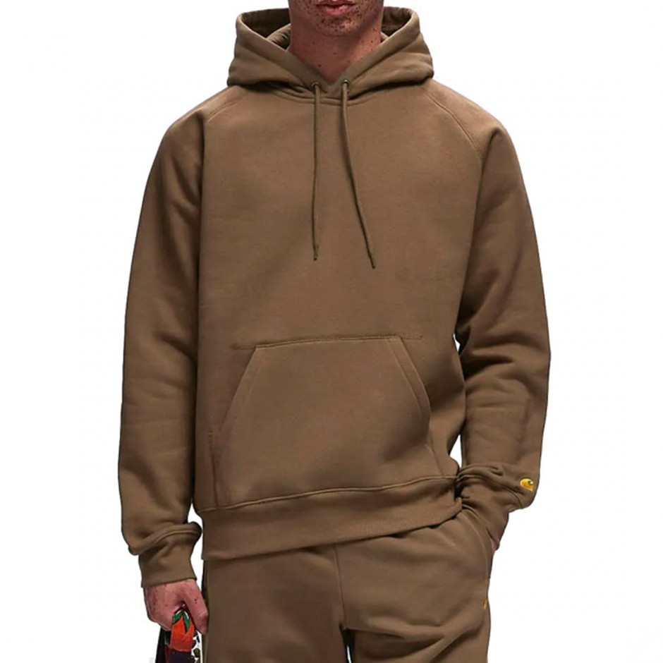 CARHARTT WIP HOODED CHASE SWEATSHIRT I033661-218XX Brown