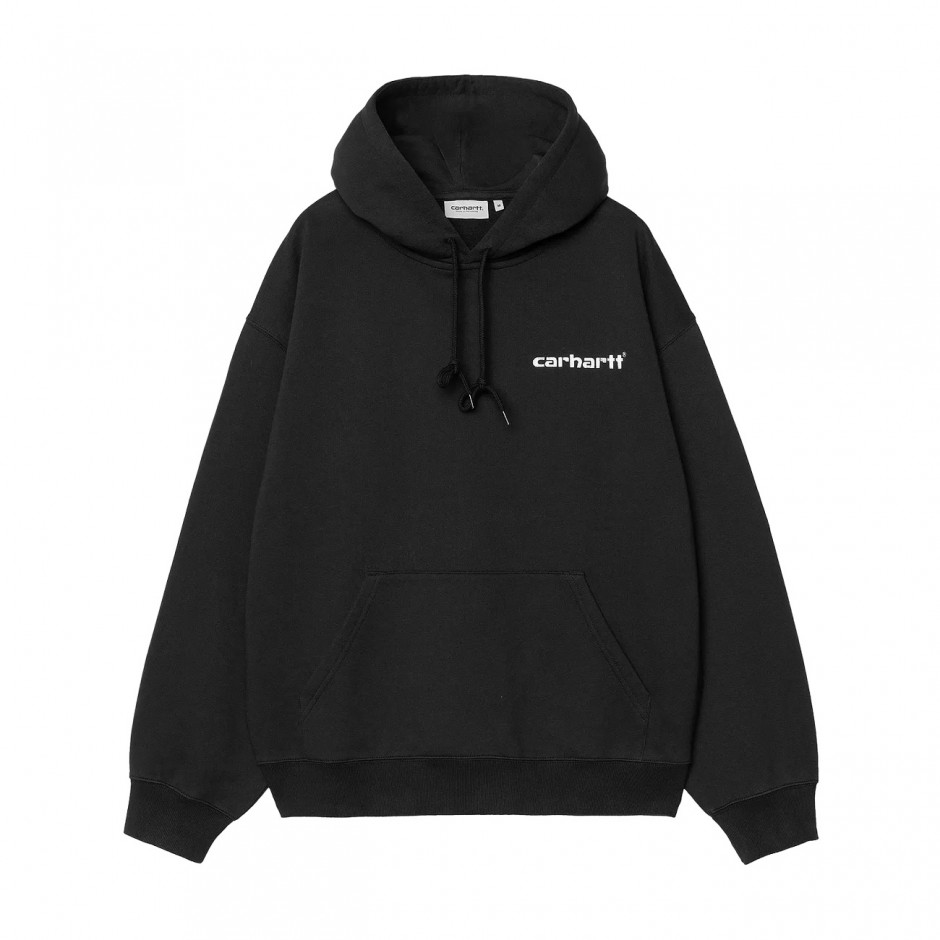 CARHARTT WIP HOODED CAPS SWEAT I036066-89XX Black