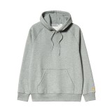 CARHARTT WIP HOODED CHASE SWEAT I033661-00MXX Grey Image 