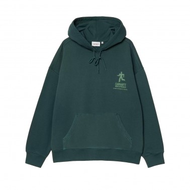 Ανδρικό Φούτερ Πετρόλ - Carhartt WIP Hooded Distance