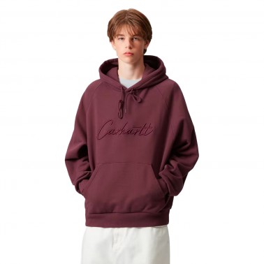 Ανδρικό Φούτερ Βυσσινί - Carhartt WIP Hooded Ray