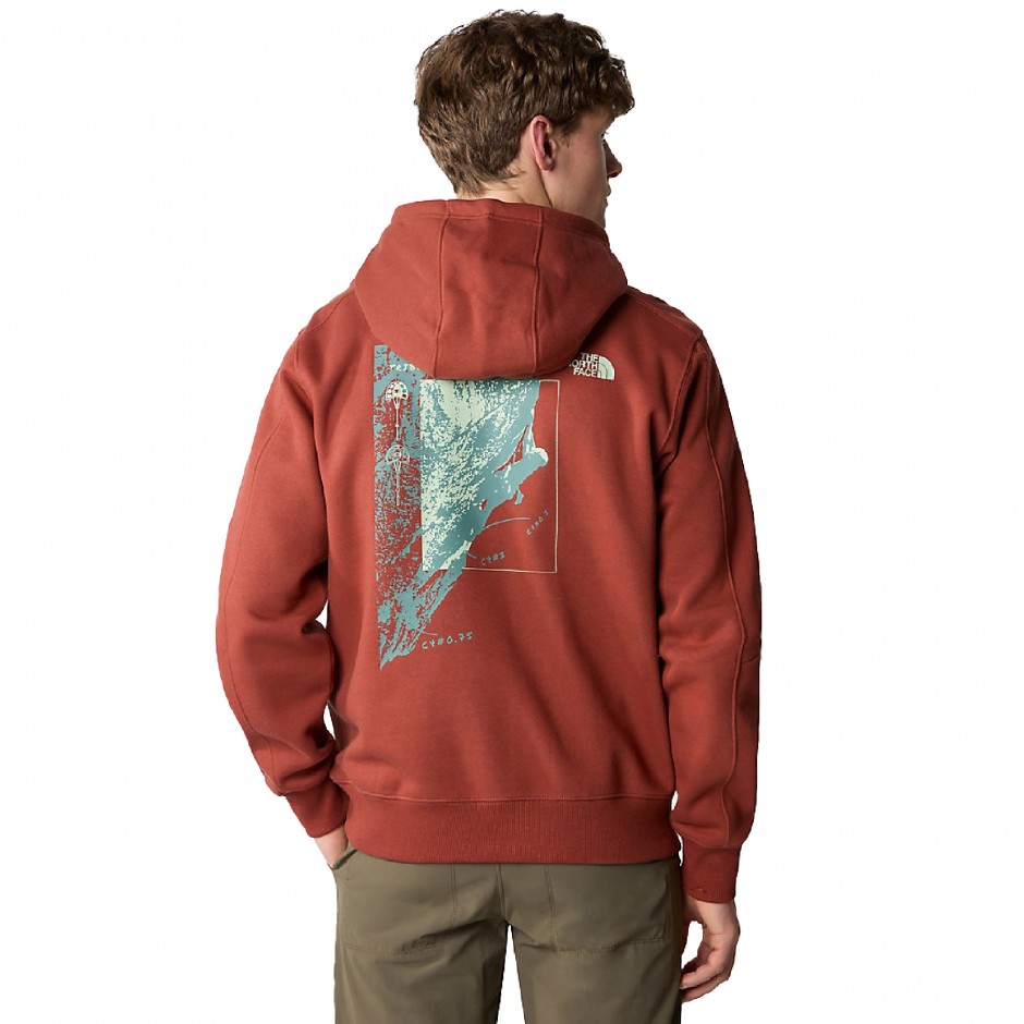 THE NORTH FACE MEN’S OUTDOOR GRAPHIC HOODIE NF0A8522UBC-UBC Καφέ