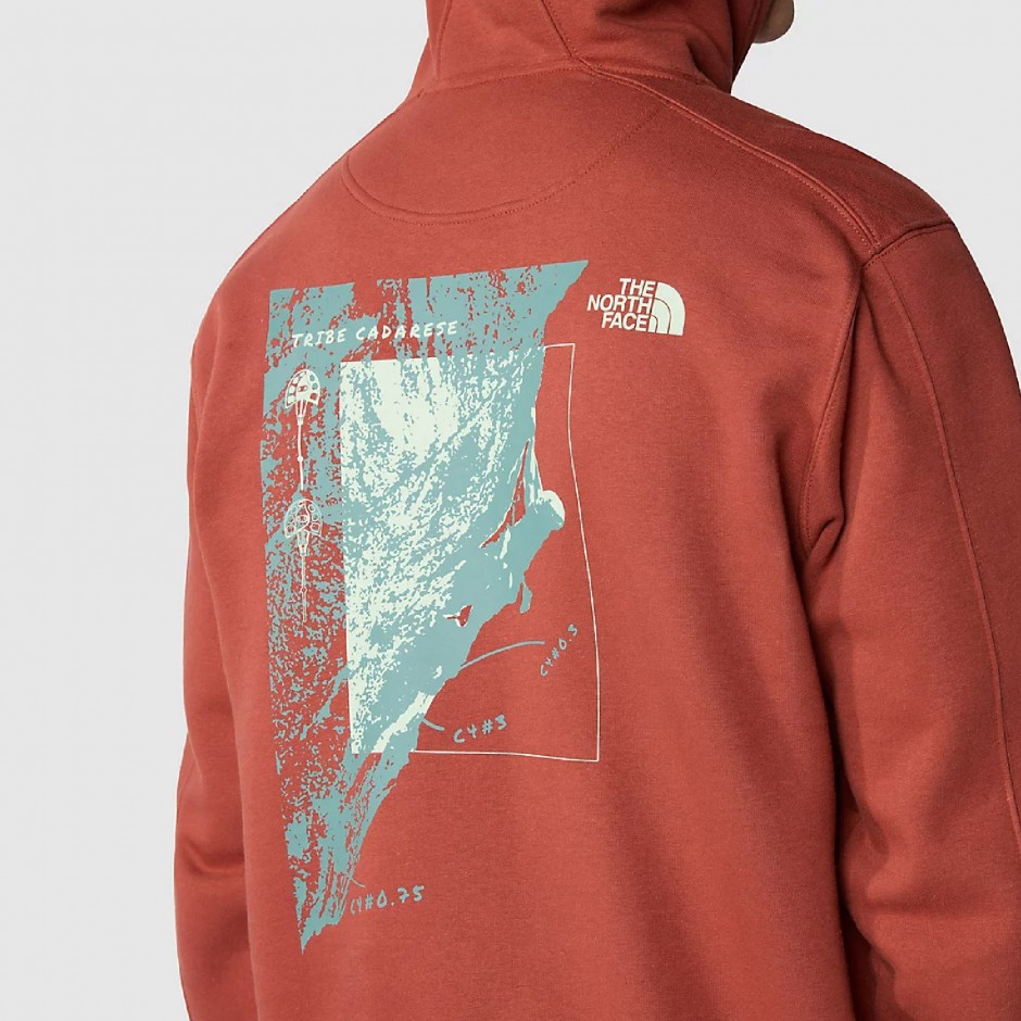 THE NORTH FACE MEN’S OUTDOOR GRAPHIC HOODIE NF0A8522UBC-UBC Καφέ