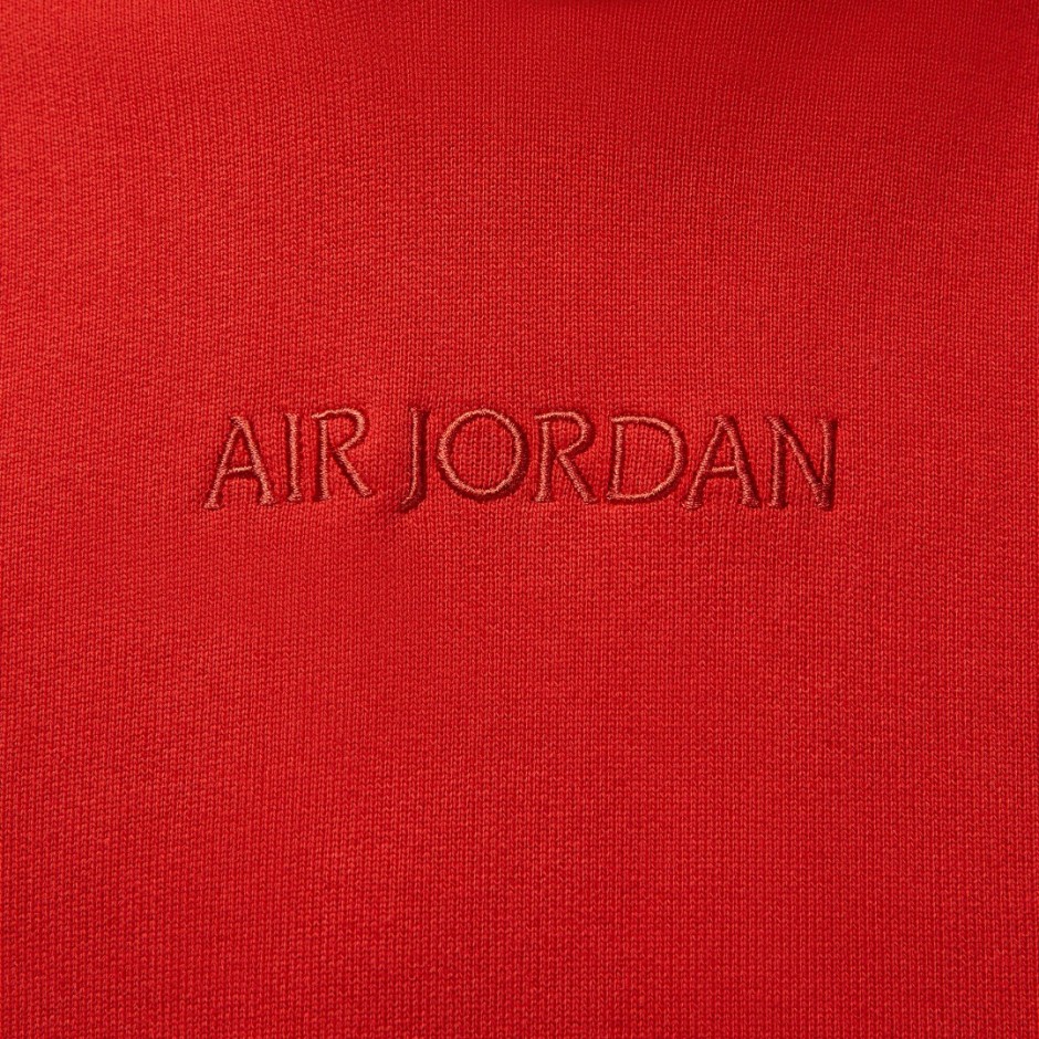 Jordan Air Wordmark Κόκκινο - Ανδρική Μπλούζα Φούτερ