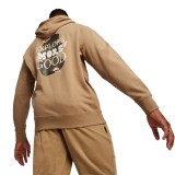 PUMA DOWNTOWN GRAPHIC HOODIE TR 621277-85 Beige Image 0