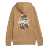 PUMA DOWNTOWN GRAPHIC HOODIE TR 621277-85 Beige Image 2