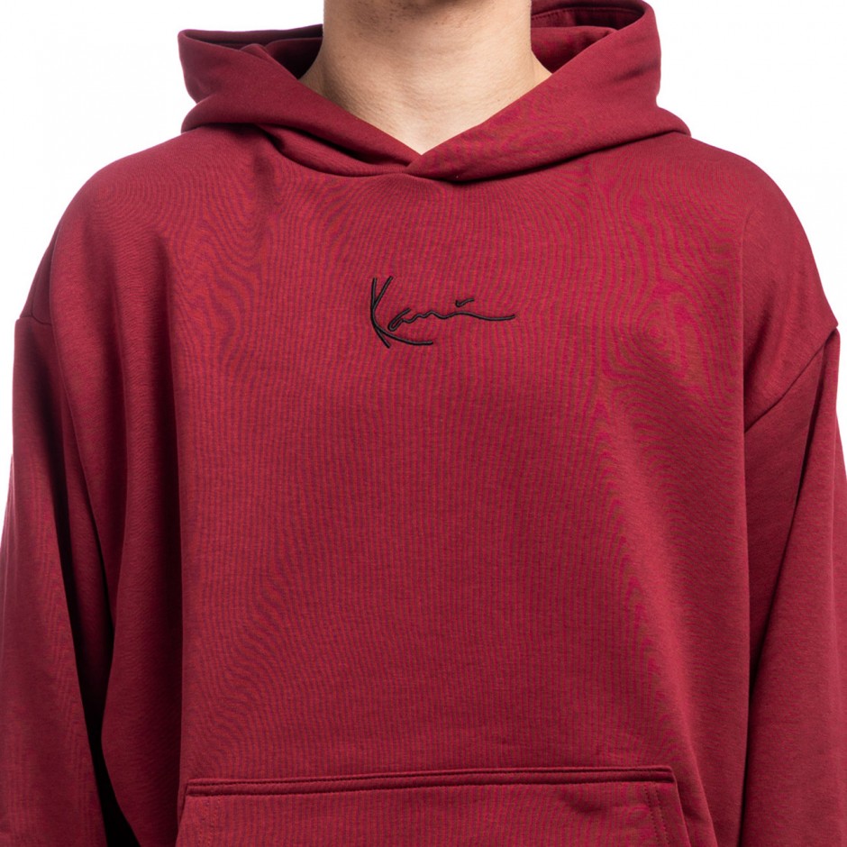 Ανδρικό Φούτερ Μπορντό - Karl Kani Small Signature Essential