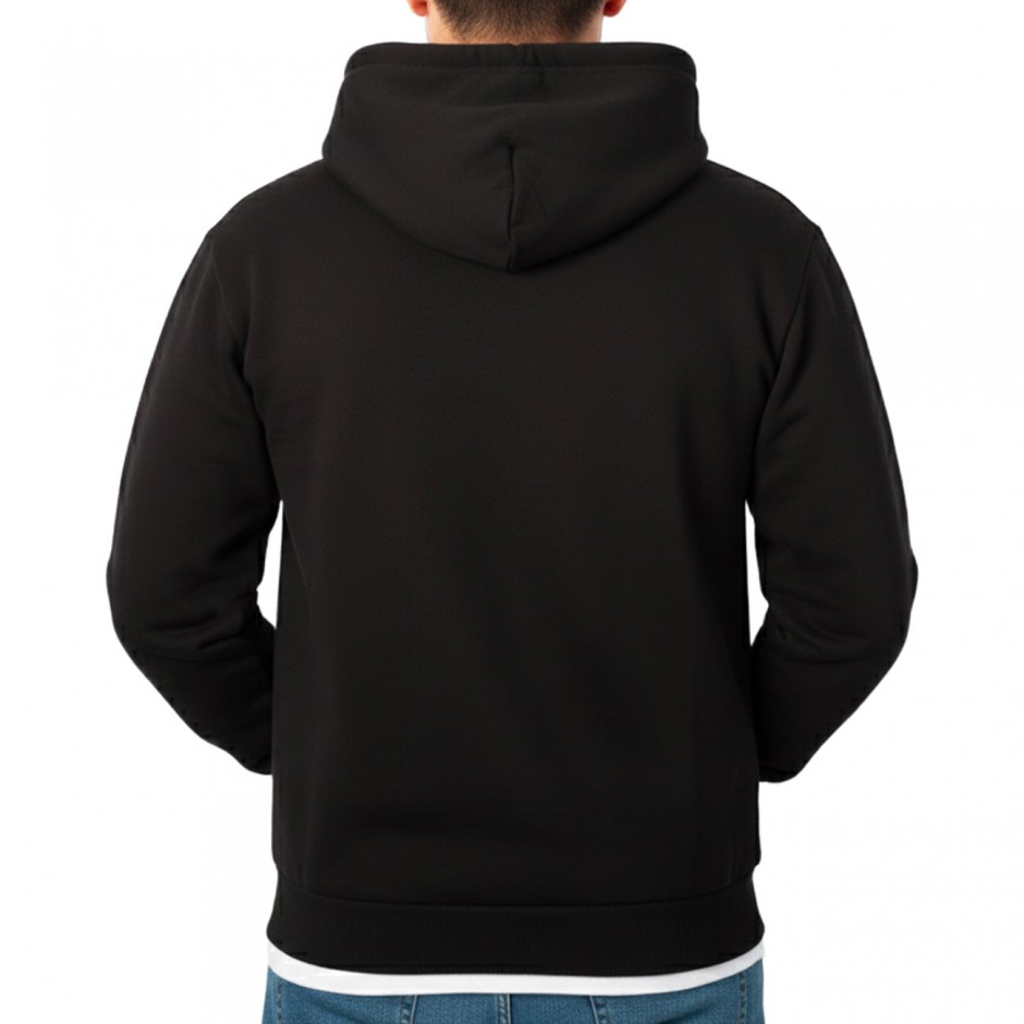 KARL KANI SIGNATURE SCUBA OS HOODIE KM254-043-1-BLACK Black