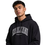 KARL KANI KK COLLEGE OVERSIZED HOODIE KM263-046-1-BLACK Black Image 1