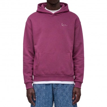 KARL KANI SIGNATURE HOOP OVERSIZED HOODIE KM263-035-2-VIOLET Purple