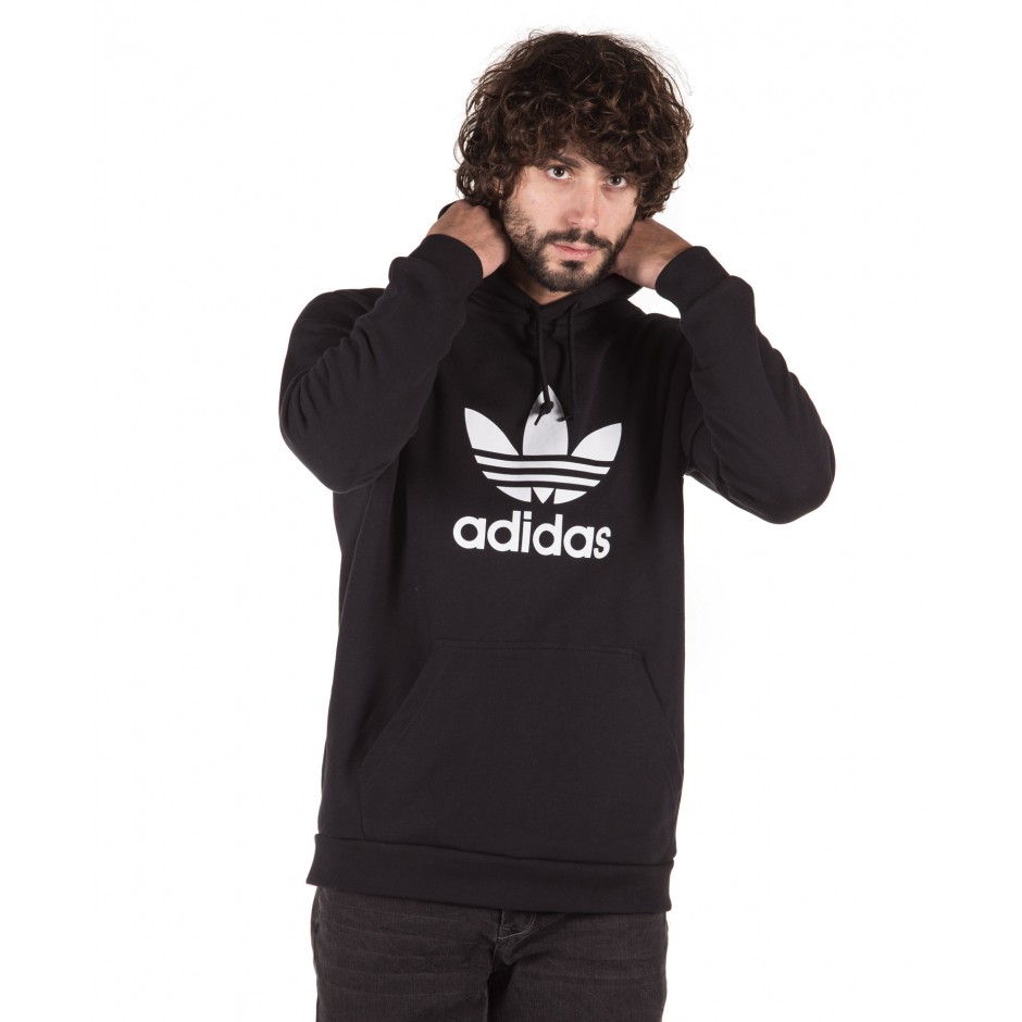 adidas Originals TREFOIL HOODIE DT7964 Μαύρο