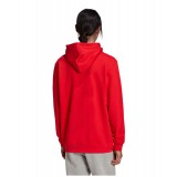 adidas Originals ADICOLOR CLASSICS TREFOIL HOODIE HE9500 Red