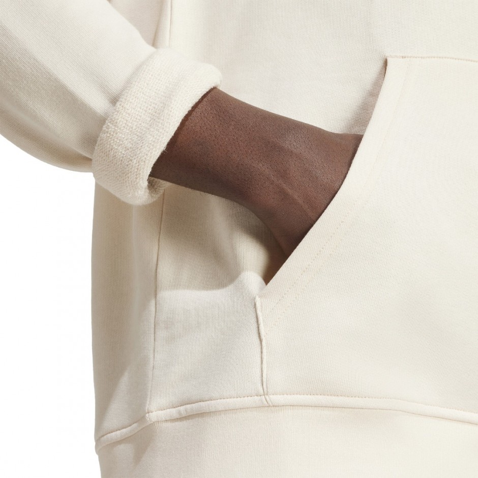 Ανδρικό Φούτερ Εκρού - adidas Originals Trefoil Essentials