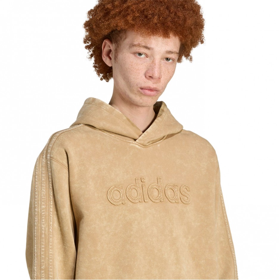 Ανδρικό Φούτερ Μπεζ - adidas Originals Washed