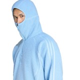 Ανδρική Μακρυμάνικη Μπλούζα Σιέλ - adidas Originals Borg Fleece Teamgeist 1/4 Zipper Εικόνα 1