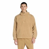 Ανδρική Μακρυμάνικη Μπλούζα Μπεζ - adidas Originals Borg Fleece Teamgeist 1/4 Zipper Εικόνα 