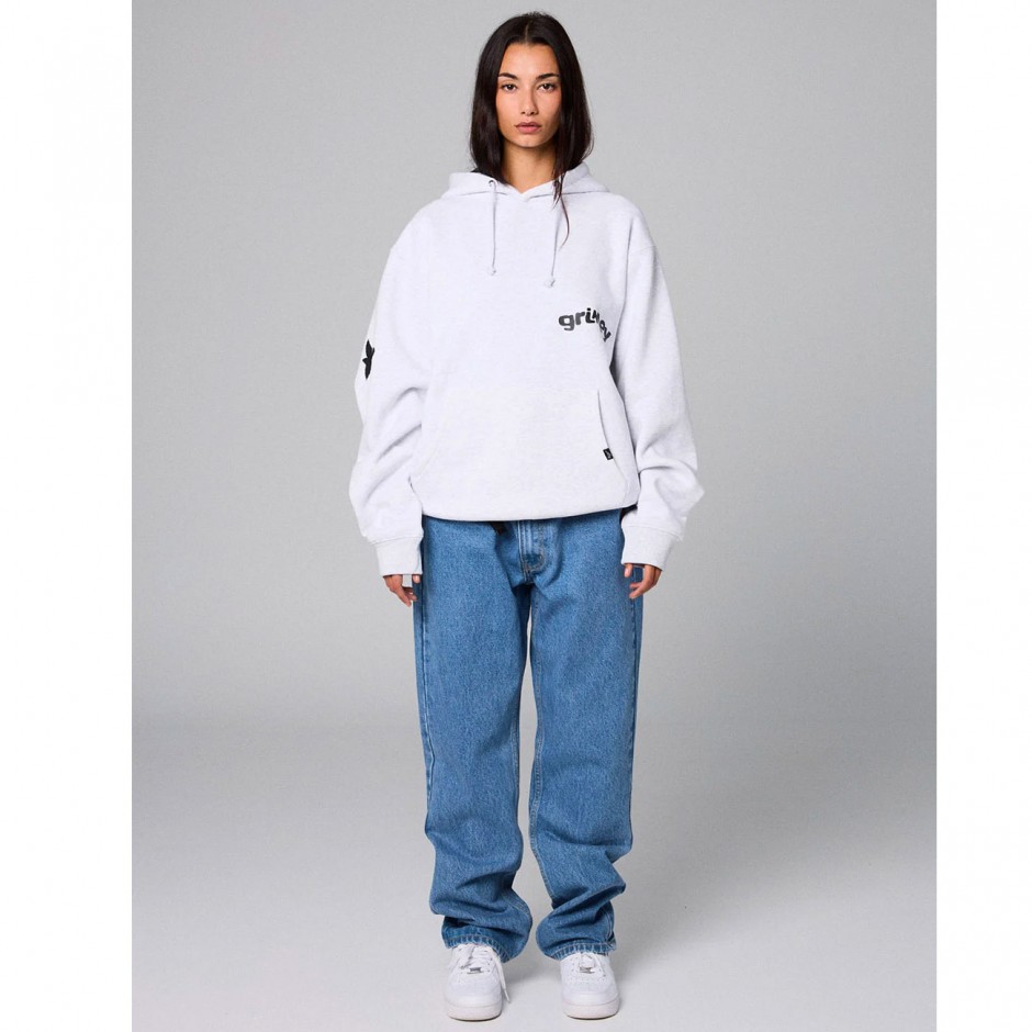 GRIMEY THE PLANET REGULAR HOODIE GCH651-SPG Grey