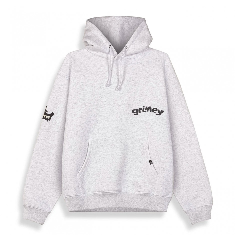 GRIMEY THE PLANET REGULAR HOODIE GCH651-SPG Grey