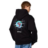 GRIMEY THE PLANET REGULAR HOODIE GCH651-BLK Black Image 0