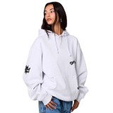 GRIMEY THE PLANET REGULAR HOODIE GCH651-SPG Grey Image 