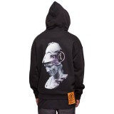 FORGOTTEN FACES ATHENA ULTRA HEAVY COTTON BOX HOODY FOF0022-BLACK Black Image 0