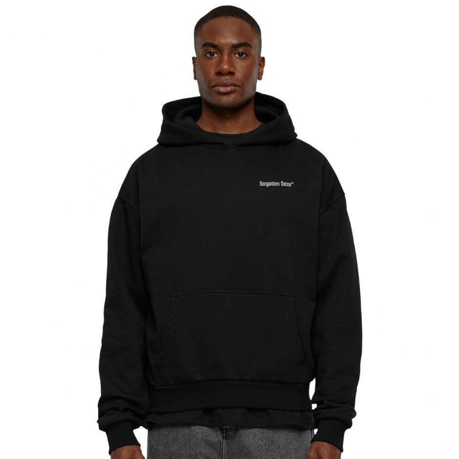 FORGOTTEN FORMEL ULTRA HEAVY COTTON BOX HOODY FOF0089-BLACK Black