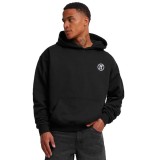 FORGOTTEN FACES SCARAB ULTRA HEAVY COTTON BOX HOODY FOF0099-BLACK Black Image 