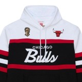 MITCHELL & NESS NBA TEAM COLOR HEAD COACH HOODIE CHICAGO BULLS TH16322-CBUBLCK-BLACK Black Image 1