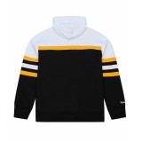 MITCHELL & NESS NBA TEAM COLOR HEAD COACH HOODIE LOS ANGELES LAKERS TH16322-LALBLCK-BLACK Black Image 0