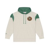 Ανδρικό Φούτερ NBA Εκρού - Mitchell & Ness Boston Celtics Retro Roots French Terry Εικόνα 