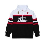 MITCHELL & NESS NBA TEAM COLOR HEAD COACH HOODIE CHICAGO BULLS TH16322-CBUBLCK-BLACK Black Image 