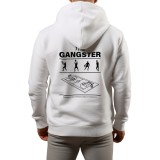 Ανδρικό Φούτερ Λευκό - Nick Galis 'The Gangster's Court' Εικόνα 0