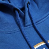 Men's Hoodie Royal Blue - Nick Galis 'Hall Of Famer' Image 4