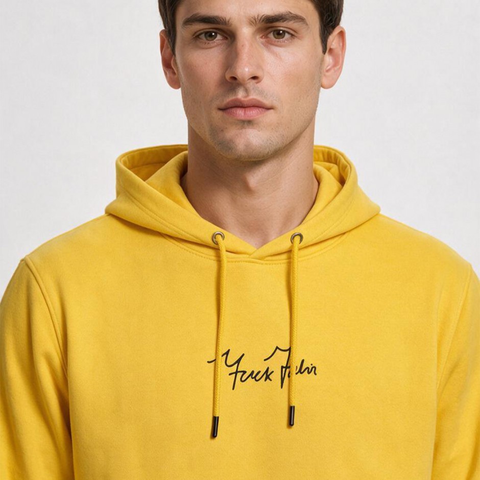 Men's Hoodie Yellow - Nick Galis 'Court Dreams' 