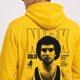 Men's Hoodie Yellow - Nick Galis 'Court Dreams'  Image 2
