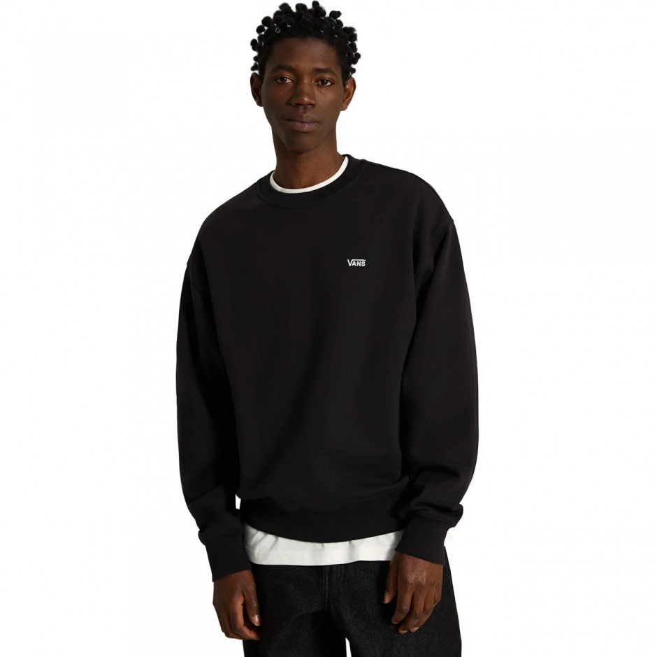VANS LEFT CHEST II CREW VN0010G7BLK-BLK Black