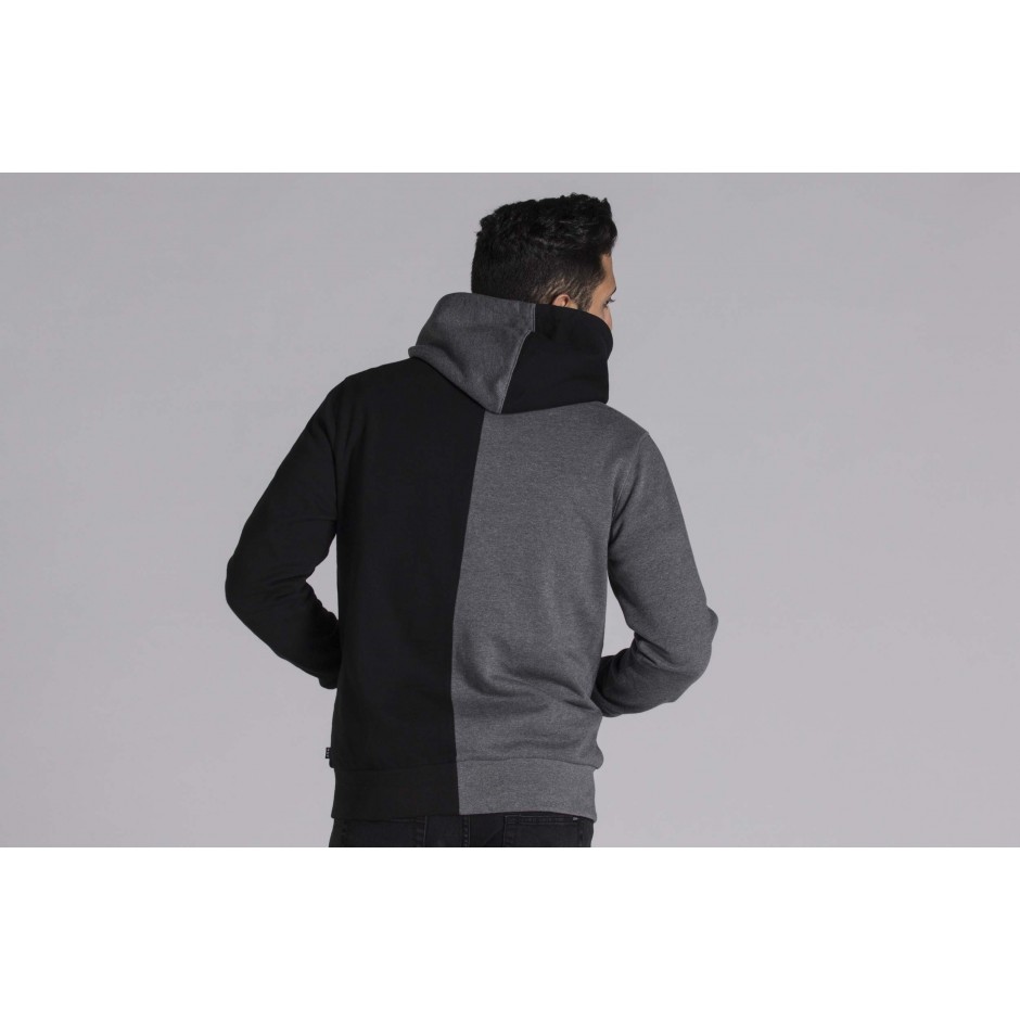HUF 1 HENRY PULLOVER HOODY 714170006-BLACK Μαύρο