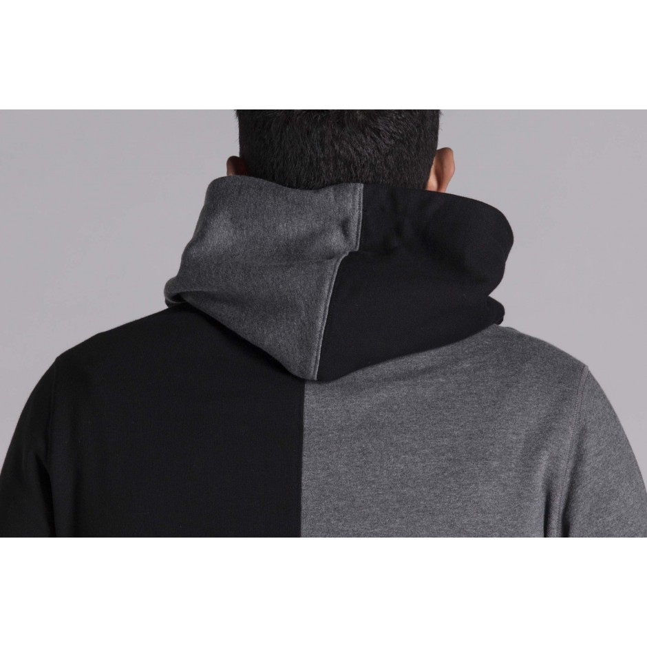 HUF 1 HENRY PULLOVER HOODY 714170006-BLACK Μαύρο