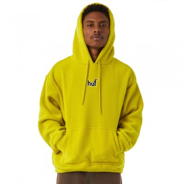 HUF GRIFFITH HOODED FLEECE FL00208-CACTS Yellow