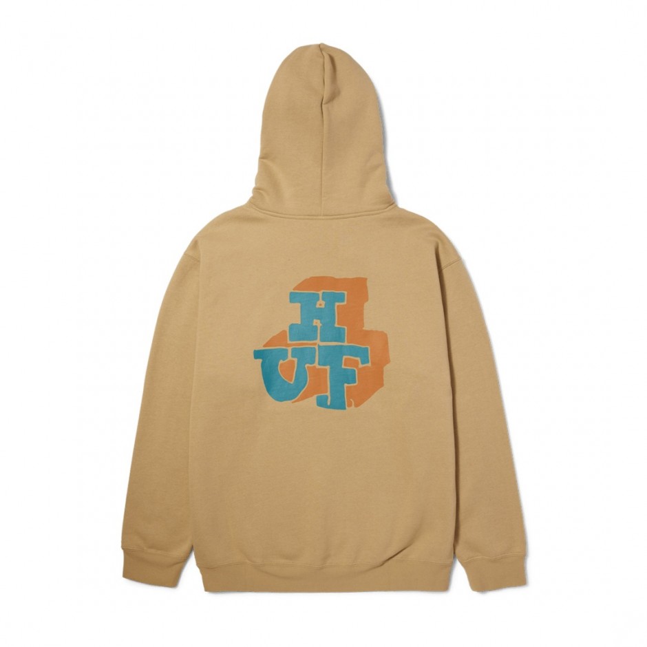 HUF MOREX PO HOODIE PF00635-OATMEAL Beige