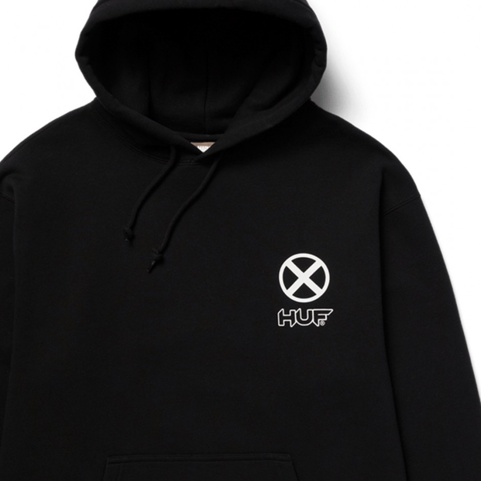 HUF X-MEN TT P/O HOODIE PF00659-BLACK Black