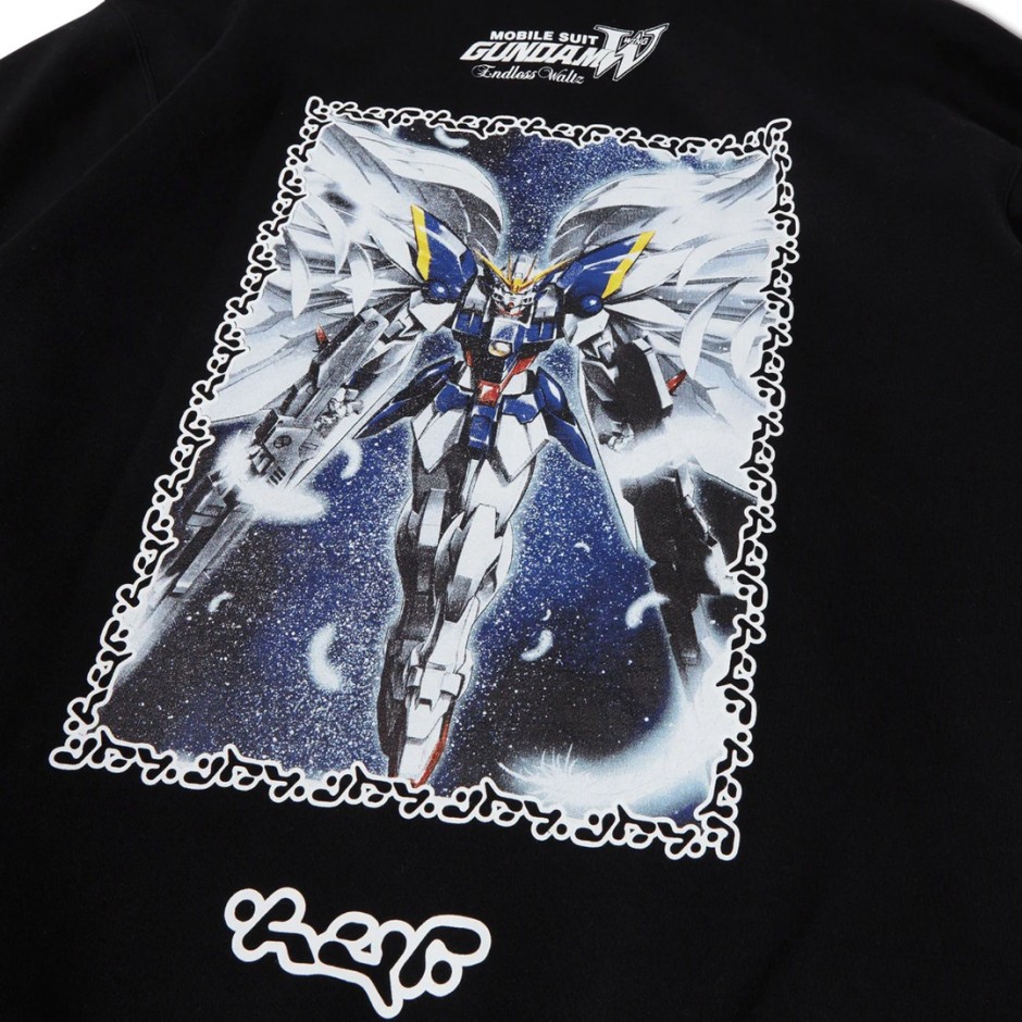 HUF x GUNDAM WING P/O HOODIE PF00669-BLACK Black