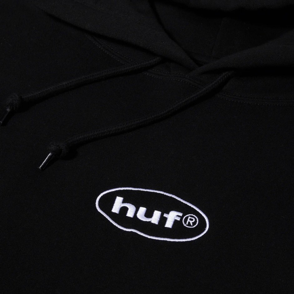HUF x GUNDAM WING P/O HOODIE PF00669-BLACK Black