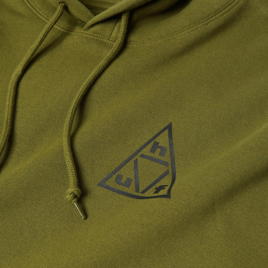Ανδρικό Φούτερ Λαδί - HUF Triple Triangle