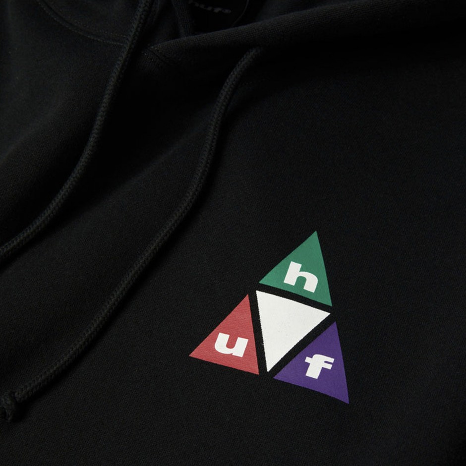 Ανδρικό Φούτερ Μαύρο - HUF Prism Triple Triangle